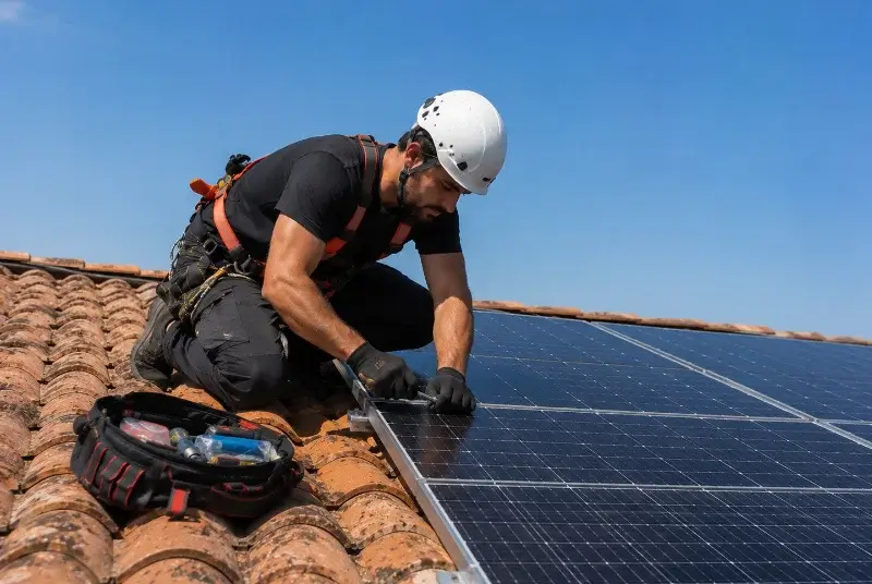 Maintenance et monitoring de panneaux solaires à Bourgbarré